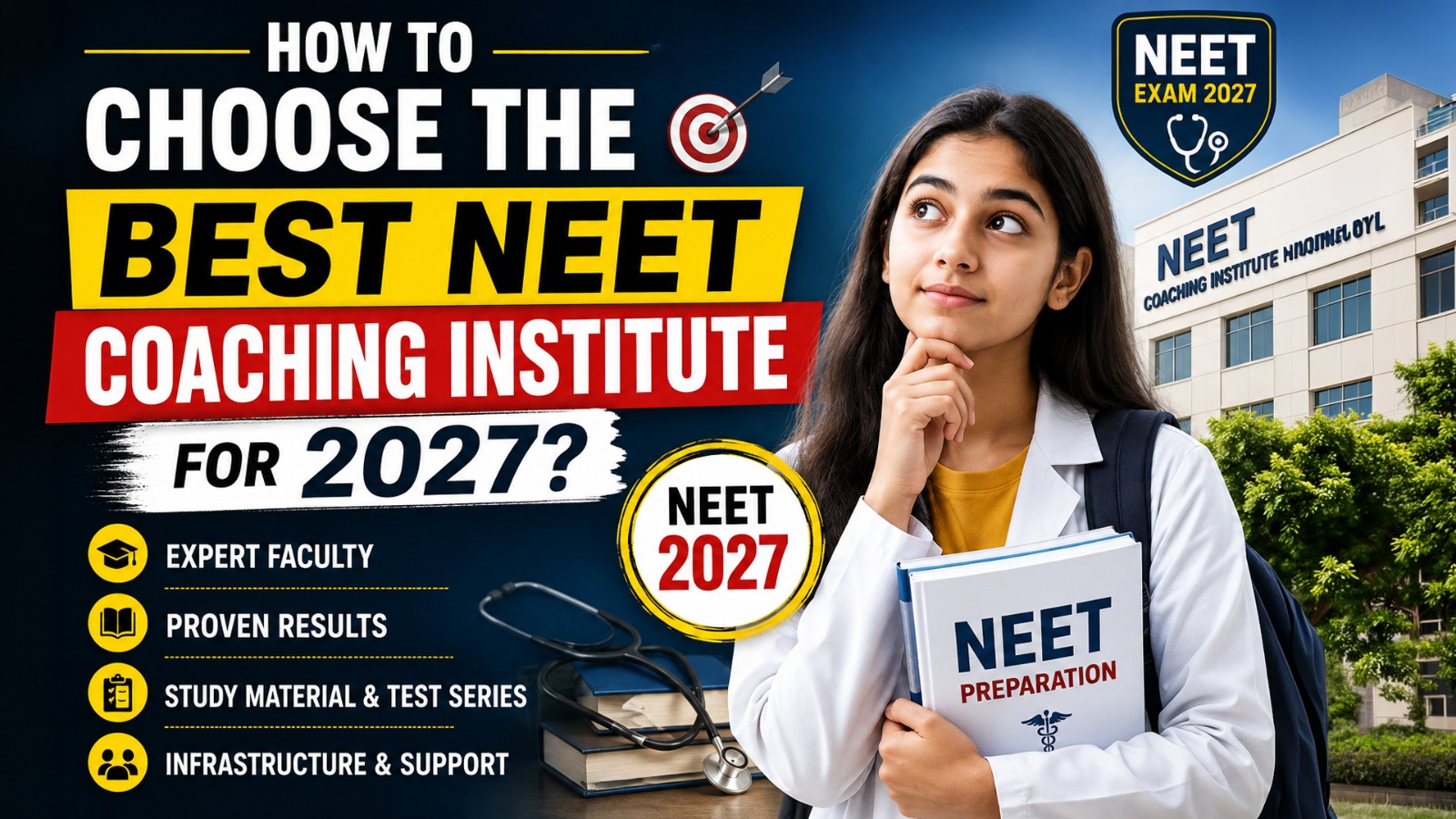 Best NEET Coaching Institute for 2027 – Expert Faculty, Proven Results, Study Material & Test Series